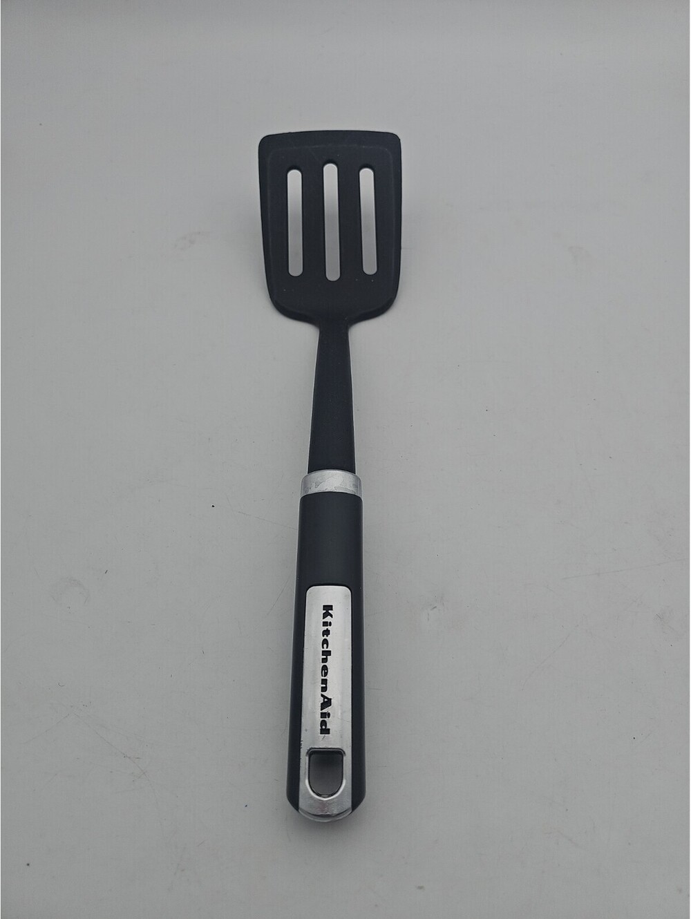 KitchenAid Slotted Flipper Spatula Turner Nylon Kitchen Utensil Black 14” Long